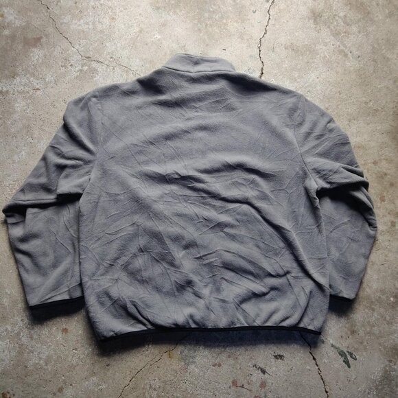 'Nautica' grey fleece quarter zip sweatshirt with kangaroo pocket men's XL - Picture 3 of 4